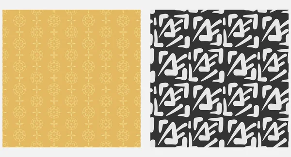 Modèle Fond Géométrique Dessin Main Texture Papier Peint Sans Couture — Image vectorielle