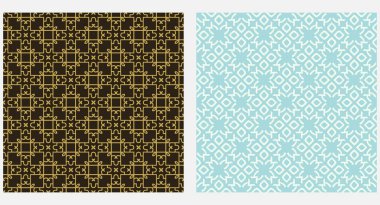  Dekoratif arka plan, duvar kağıdı, kusursuz desen. Vektör grafikleri