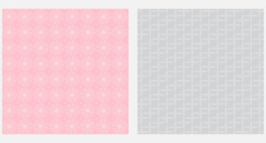 Dekoratif arka planlar, kusursuz desenler. Pembe, gri tonlar. Vektör