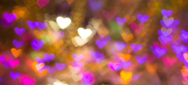 Kalpleri Arka Plan Soyut Resim Sevgililer Günü Sevgi Üzerine Parlatıcı — Stok fotoğraf