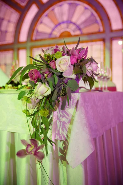 Flores Boda Ramo Novia Decoración Romántica Flor Banquete Decoración — Foto de Stock