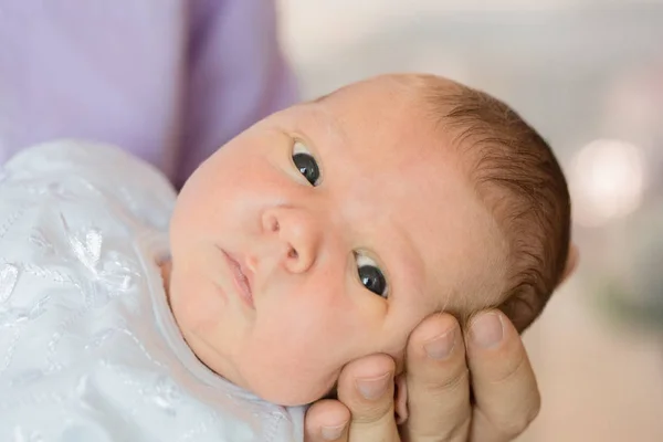 Bebé Recién Nacido Los Brazos Mamá Papá Grandes Manos Madre Fotos De Stock Sin Royalties Gratis