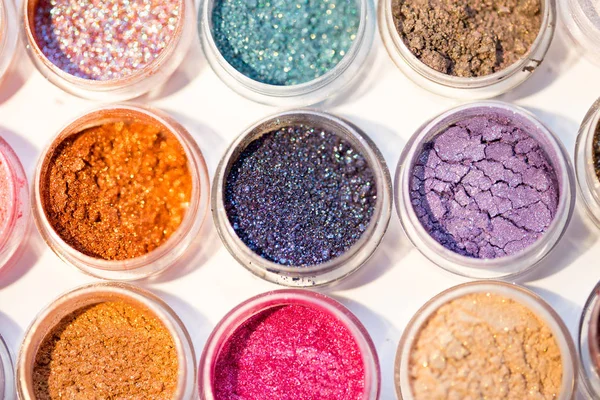 Cosmétiques Pigments Pour Maquillage Les Yeux Les Lèvres Visage Corps — Photo