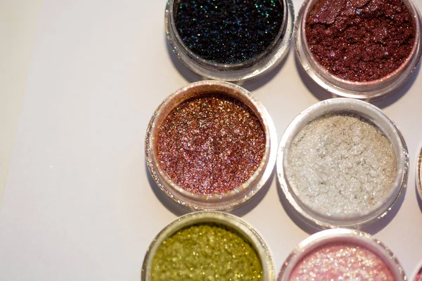 Cosmétiques Pigments Pour Maquillage Les Yeux Les Lèvres Visage Corps — Photo