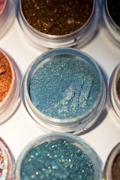 Cosmétiques Pigments Pour Maquillage Les Yeux Les Lèvres Visage Corps — Photo