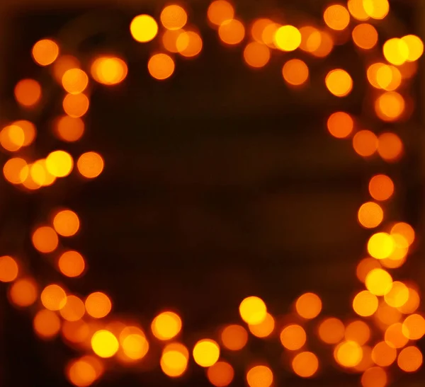 Fondo Madera Con Luces Brillantes Con Espacio Libre Para Demostración — Foto de Stock