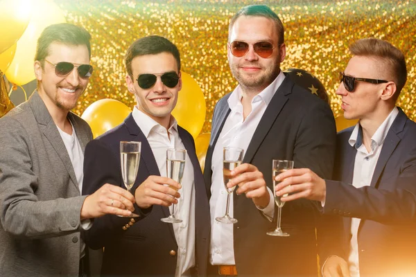 Party Folk Som Dansar Klubben Män Fira Semester Födelsedag Eller — Stockfoto