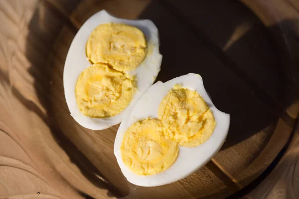 Boiled Egg with two yolks