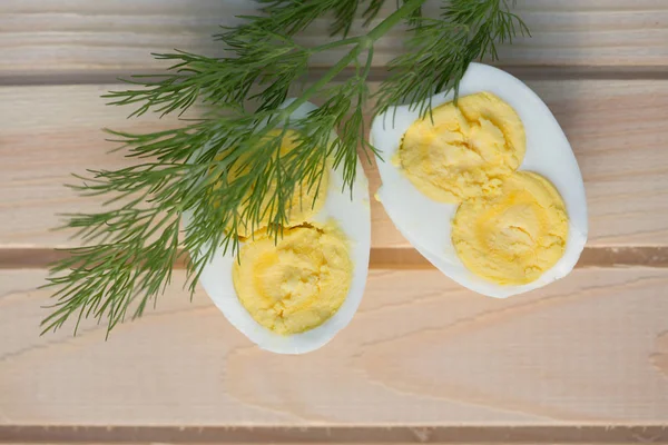 Boiled Egg with two yolks