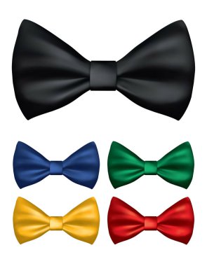 Gerçekçi Papyon. 3D illüstrasyon vektör