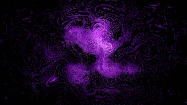 3D rendering of bright light particles gathering in swirls and prominences. Abstract patterns from light spots