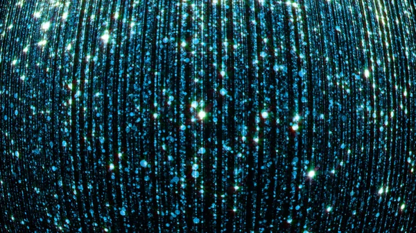 3D render soyut düşen parlak parçacık. Göz alıcı yağmur arka plan için. Parlak ışıklar, kıvılcım ve havai fişek ile arka plan parçacıkların yapılmış