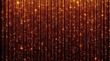 Soyut düşen parlak parçacıklar. Göz alıcı yağmur arka plan için. Parlak ışıklar, kıvılcım ve havai fişek ile arka plan parçacıkların yapılmış. İlmekledi