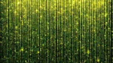 Soyut düşen parlak parçacıklar. Göz alıcı yağmur arka plan için. Parlak ışıklar, kıvılcım ve havai fişek ile arka plan parçacıkların yapılmış. İlmekledi