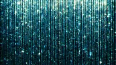 Soyut düşen parlak parçacıklar. Göz alıcı yağmur arka plan için. Parlak ışıklar, kıvılcım ve havai fişek ile arka plan parçacıkların yapılmış. İlmekledi