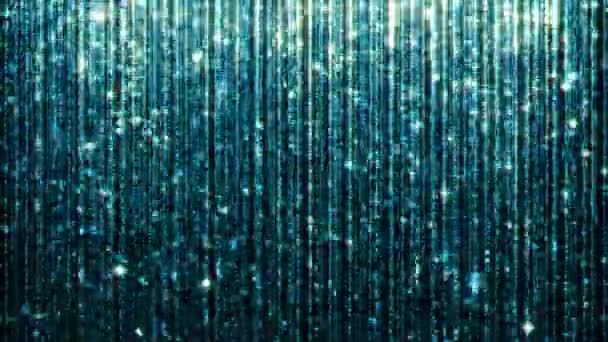 Partículas Brillantes Que Caen Abstractas Lluvia Glamurosa Para Fondo Fondo — Vídeos de Stock