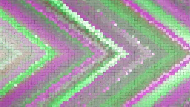 Mosaic Based Abstract Angular Animation Dynamic Composition Panels Lines Mosaic — Stock Video