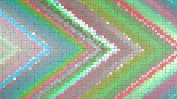 Mosaico Basado Animación Angular Abstracta Composición Dinámica Paneles Líneas Mosaico — Vídeo de stock