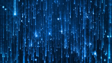 3d render parlak parçacıkların düşme. Starfall parlak ve parlak bir yıldız işareti ile karanlık bir arka plan üzerinde. Mükemmel parlak ve göz alıcı bir arka plan şenlikli ve ciddi kompozisyonlar için