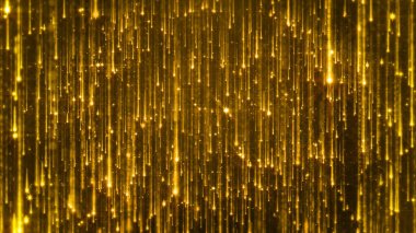 3d render parlak parçacıkların düşme. Starfall parlak ve parlak bir yıldız işareti ile karanlık bir arka plan üzerinde. Mükemmel parlak ve göz alıcı bir arka plan şenlikli ve ciddi kompozisyonlar için