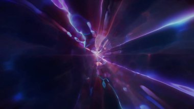 3D rendering of space flight to another dimension through a wormhole in time and space. A bright, high-energy and high-tech tunnel. The motion of the plasma into particle accelerators clipart