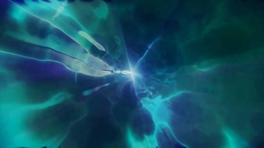 Uzay uçuşunun zaman ve uzayda bir solucan deliğinden başka bir boyuta 3boyutlu olarak işlenmesi. Parlak, yüksek enerjili ve yüksek teknolojili bir tünel. Plazmanın parçacık hızlandırıcılara hareketi