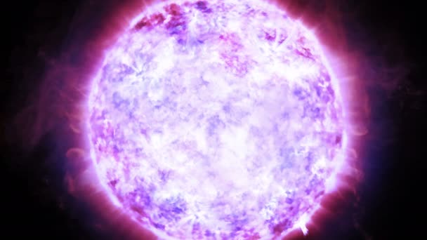 Evolution des étoiles. La surface d'une étoile à neutrons massive avec des perturbations atmosphériques à grande échelle et des éjections plasmatiques 