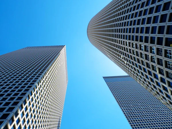 Modern Skyscrapers Center Tel Aviv Centers Economic Technological Prosperity Israeli — Stock Photo, Image