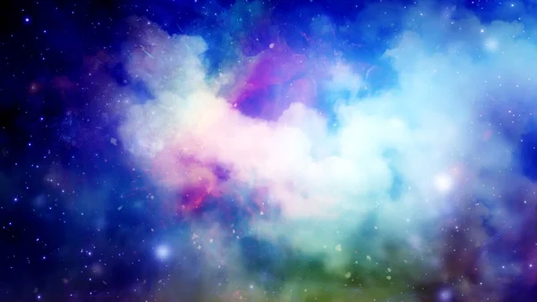 Visszaadás Ból Egy Csillag Köd Kozmikus Por Kozmikus Gáz Klaszterek — Stock Fotó