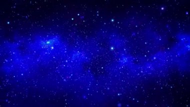 Uçan yıldız bulutsu ve kozmik toz, kozmik gaz kümeleri ve derin uzayda bir takımyıldız. Nasa tarafından döşenmiş bu video unsurları