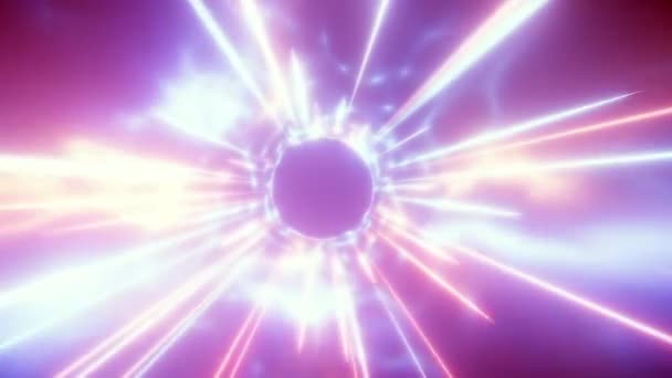 Utazás Térben Időben Fénysebességgel Nagy Energiájú Képi Megjelenítés Hipertérben Keresztül — Stock videók