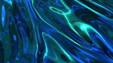 Mavi parlak kumaş yavaş hareket. Kumaş rüzgarda sorunsuz bir şekilde gelişir. Rüzgar dalgaları kumaştan yayıldı. Pürüzsüz hareket kumaşın bu sürümü neredeyse her video için uygundur