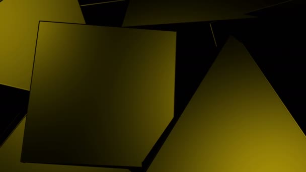 Abstract Bright Polygonal Background Many Surfaces Ideal Any Video Presentation — Stock Video
