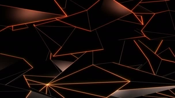 Абстрактний Яскравий Багатокутний Фон Багатьма Поверхнями Ідеально Підходить Будь Якої — стокове відео