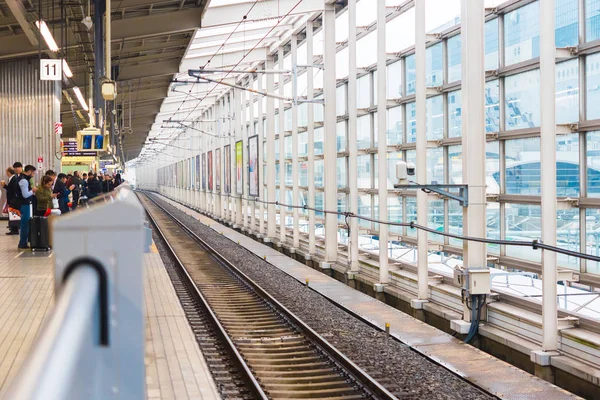 Кёто Япония Ноября 2017 Года Вид Интерьер Железнодорожного Вокзала Копирование — стоковое фото