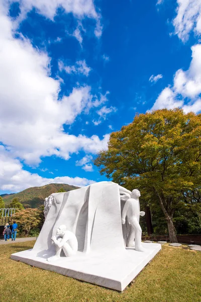 Hakone Japonia Listopada 2017 Rzeźby Muzeum Świeżym Powietrzu Kopiować Miejsca — Zdjęcie stockowe