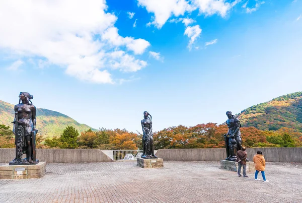 Hakone Japonia Listopada 2017 Rzeźby Muzeum Świeżym Powietrzu Kopiować Miejsca — Zdjęcie stockowe