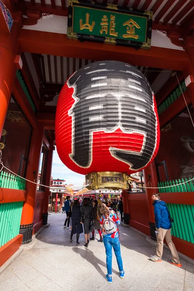 Tokyo Japonya Ekim 2017 Büyük Kırmızı Fener Tapınağın Asakusa Schrein — Stok fotoğraf