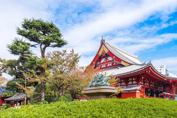 Toquio Japão Outubro 2017 Vista Templo Asakusa Schrein Senso Espaço — Fotografia de Stock