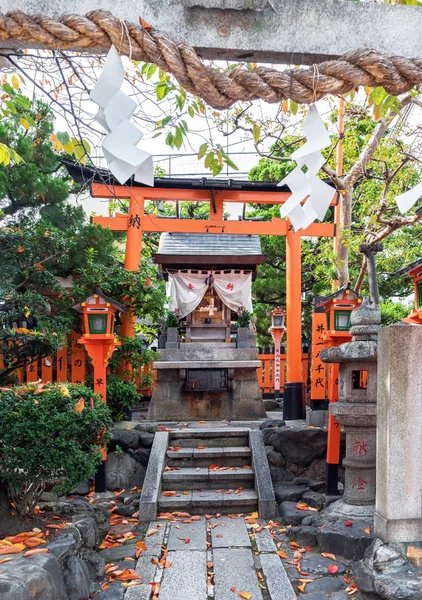 Ansicht Des Altars Und Der Skulptur Kyoto Japan Kopierraum Für — Stockfoto