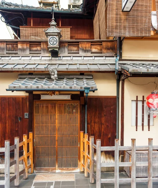 Görünümü Bir Binanın Eski Şehir Kyoto Japonya Metin Için Yer — Stok fotoğraf
