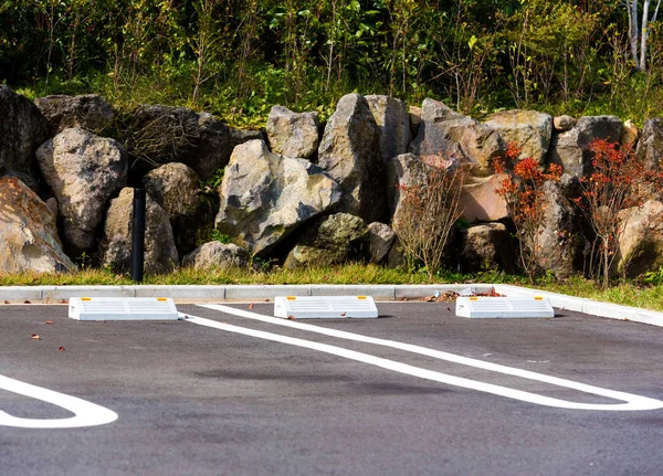 Parcheggio Hanoke Giappone Copia Spazio Testo — Foto Stock