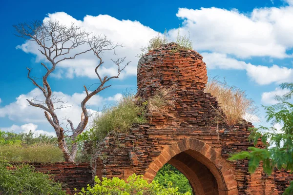 Antigo Pagode Ruínas Bagan Myanmar — Fotografia de Stock