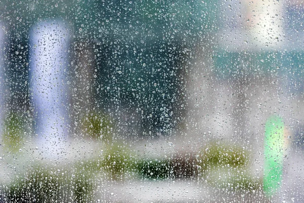 Gotas Agua Vaso Tarragona España Fondo Borroso — Foto de Stock