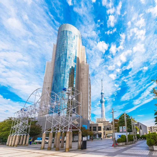 Tokio Japón Octubre 2017 Rascacielos Torre Televisión Árbol Celestial Tokio — Foto de Stock