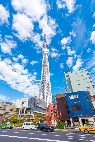 Tokyo, Japonya - 31 Ekim 2017: Tv Kulesi 