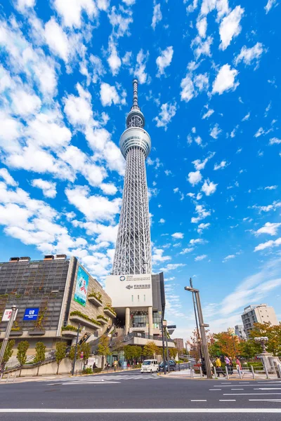 Tokio Japón Octubre 2017 Vista Torre Televisión Árbol Celestial Tokio — Foto de Stock