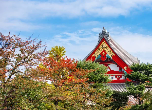 Ansicht Des Tempels Von Asakusa Schrein Senso Tokio Japan Kopierraum — Stockfoto