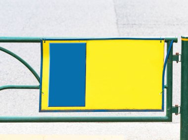 Çit, Tokyo, Japonya billboard. Metin için çerçeve. Metin için yer kopyalayın         