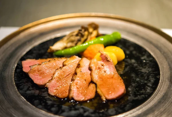 Fried Japon et dilimleri bir tabakta, Tokyo, Japonya